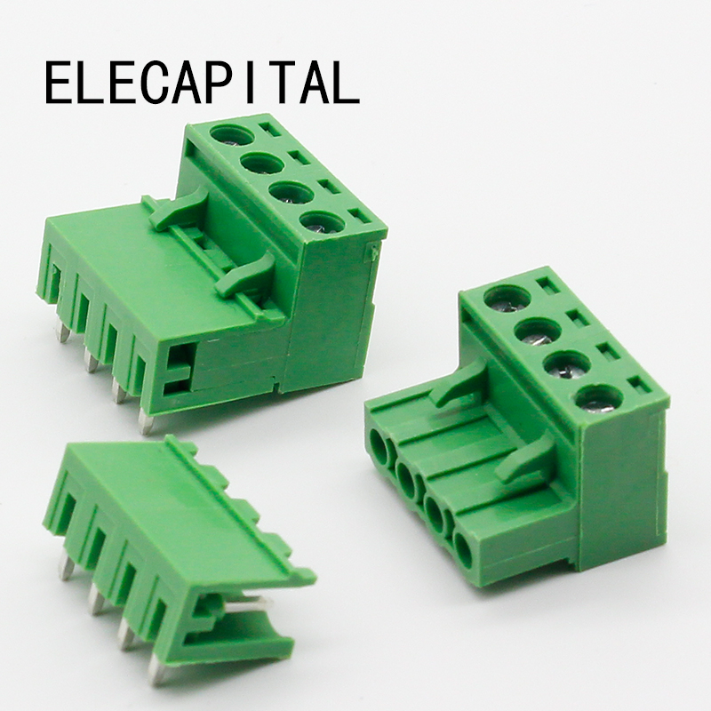 Screw Terminal Block - Free shipping 10 sets ht5.08 4pin