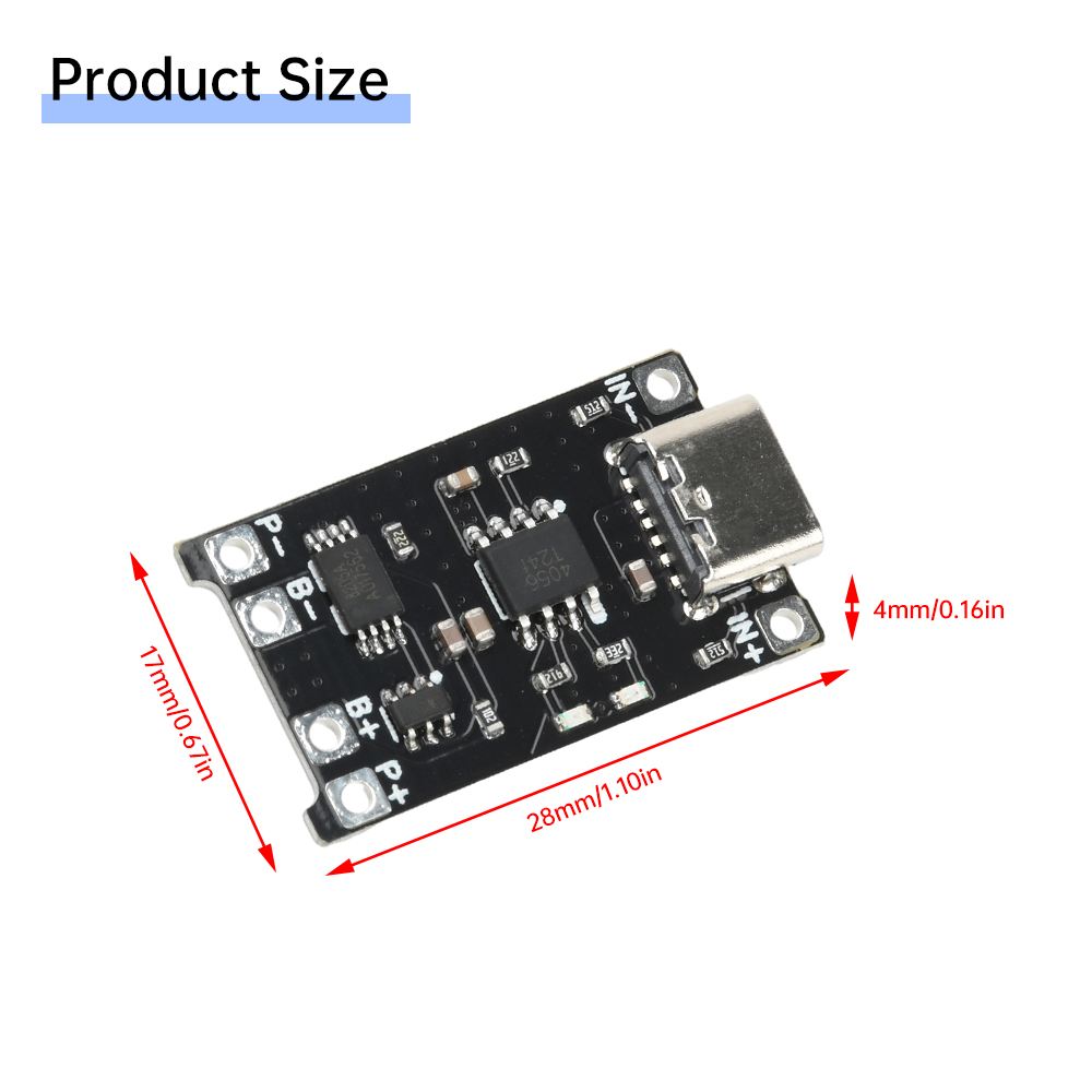 5pcs Type C DC 4-8V TP4056 Li- - Tp4056 Module ulasan dan harga