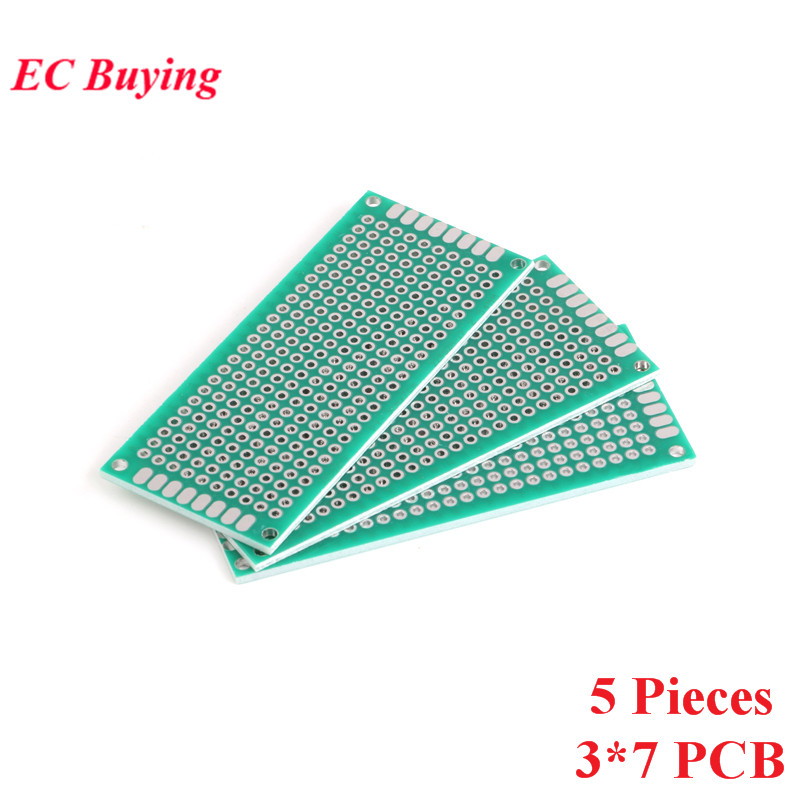 5pcs 3x7cm Double Side Prototy - Pcb Prototyping Board ulasan dan harga