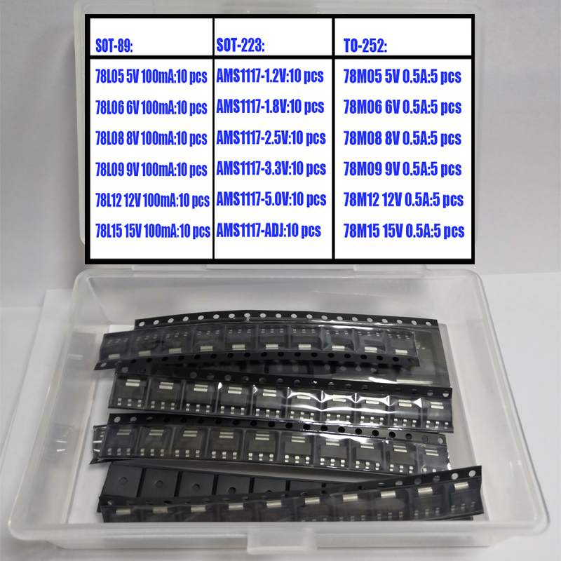 SMD Voltage Regulator Assortme - Ams1117 Module ulasan dan harga