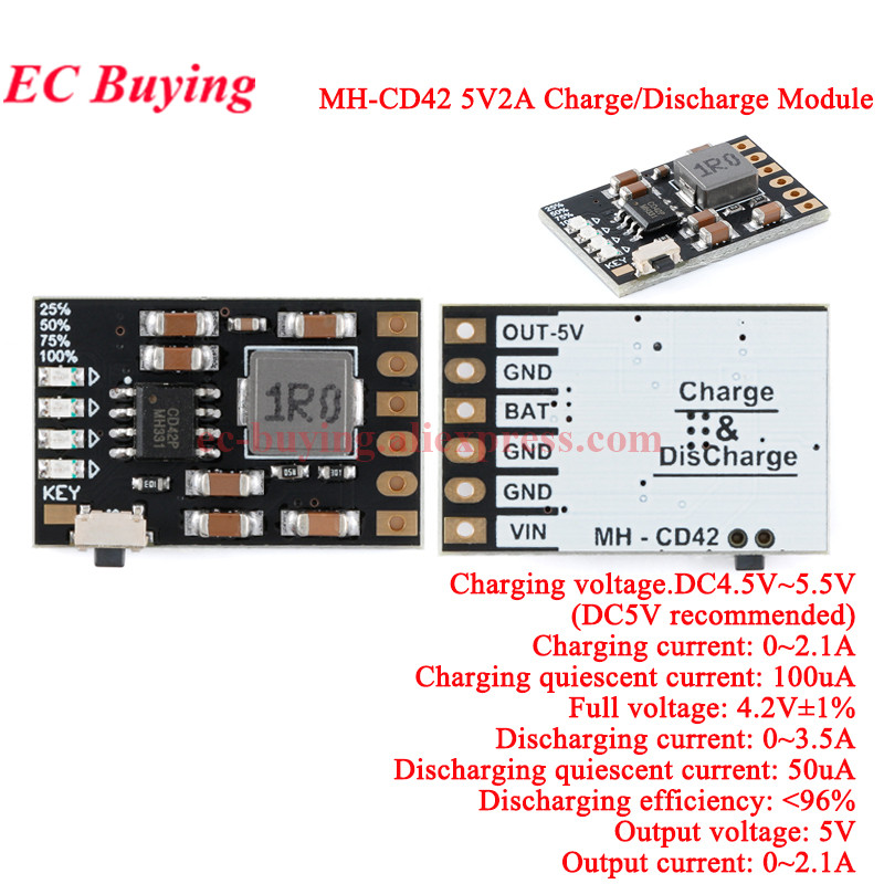 20Pcs/1pc MH-CD42 DC 5V 2A Mob - Li Ion Charger Module ulasan dan harga