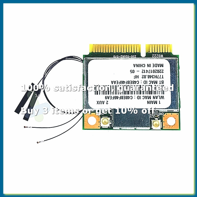 AR5B22 AR9462 WiFi Card+Intern - Antenna 2.4Ghz ulasan dan harga