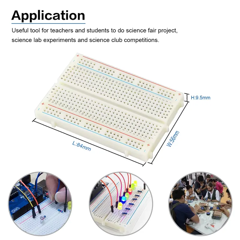 DIY Electronic STEM 3PCS 400 P - Breadboard 400 Point ulasan dan harga