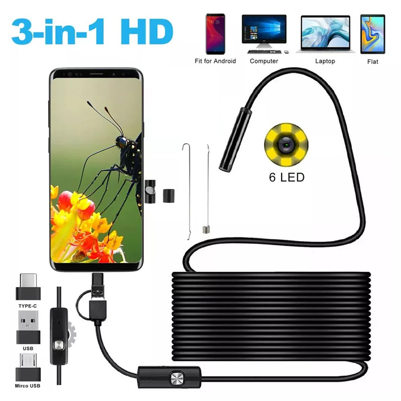 New 5.5MM Android Endoscope Ca - Micro Usb Cable ulasan dan harga