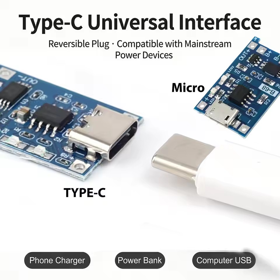 1-20Pcs Type-C/Micro/Mini USB  - Tp4056 Module ulasan dan harga