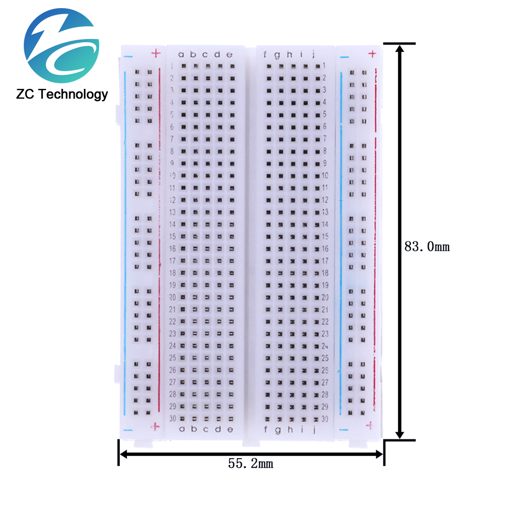 8.5x5.5cm 400 Tie Points Solde - Breadboard 400 Point ulasan dan harga