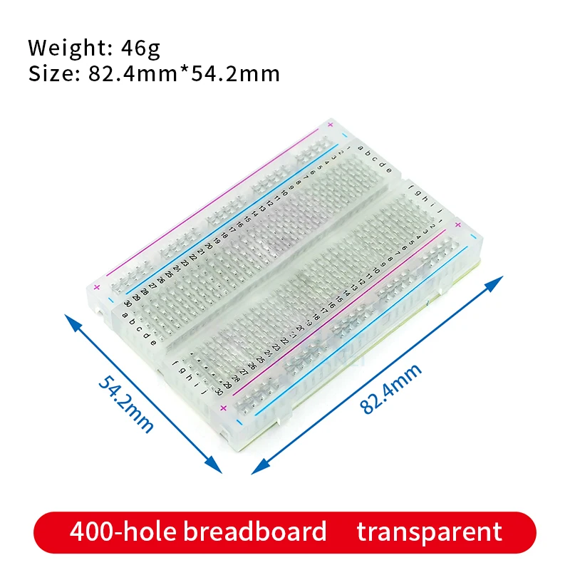 400 Points Solderless PCB Brea - Breadboard 400 Point ulasan dan harga