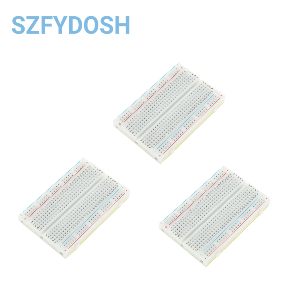 1-10pcs 400 Tie Points Solderl - Breadboard 400 Point ulasan dan harga