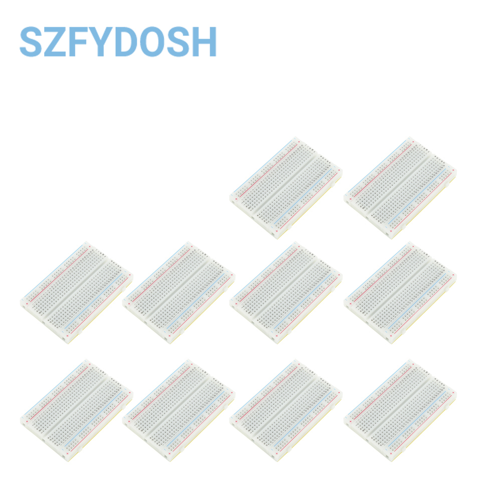 1-10pcs 400 Tie Points Solderl - Breadboard 400 Point ulasan dan harga